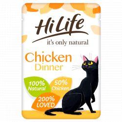 HiLife it's only natural - Chicken Dinner 70g x 18 - Ormskirk Pets