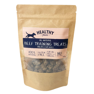 Healthy Paws Beef Training Treats 100g