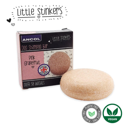 Ancol Little Stinkers Pink Grapefruit Shampoo Bar