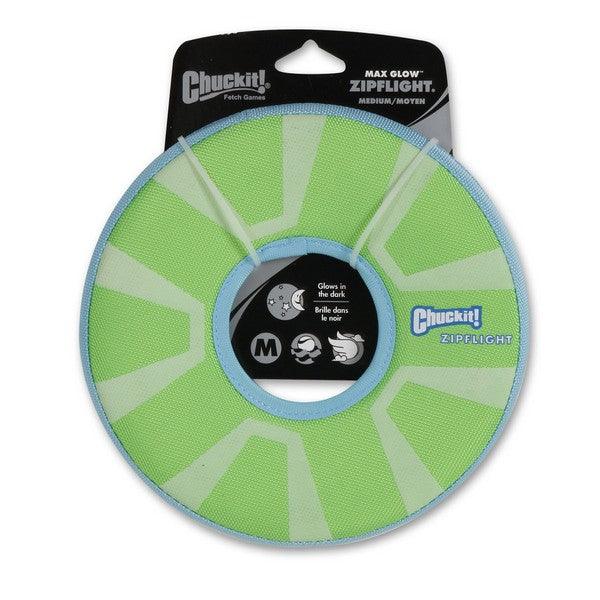 Chuckit! Max Glow Zipflight Medium 21cm - Ormskirk Pets