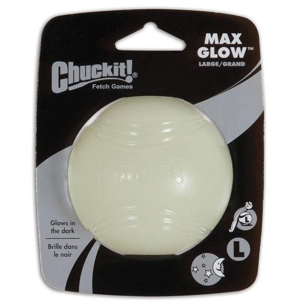 Chuckit! Max Glow Ball 1 Pack Large 7.3cm - Ormskirk Pets