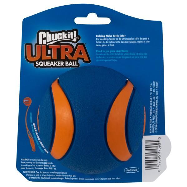 Chuckit! Ultra Squeaker Ball 1 Pack Medium 6.5cm - Ormskirk Pets