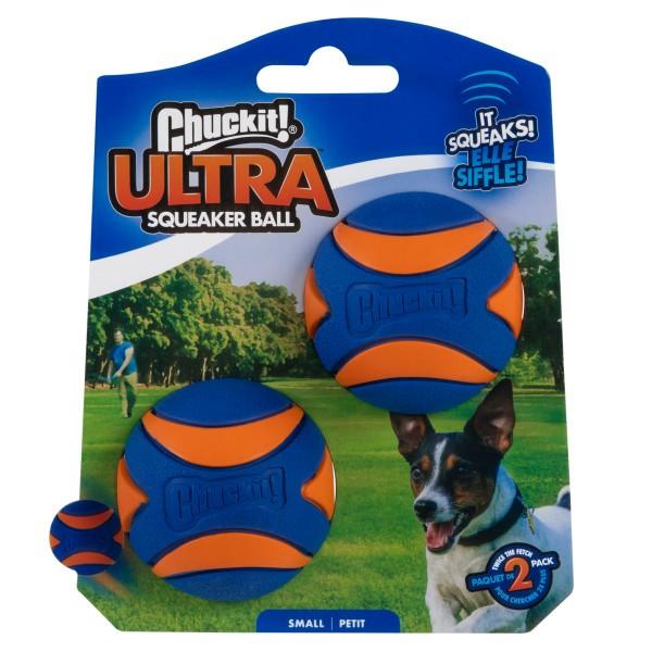 Chuckit! Ultra Squeaker Ball Small (2Pk) - Ormskirk Pets