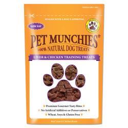 Pet Munchies 100% Natural Liver & Chicken Training Treat 50g - Ormskirk Pets