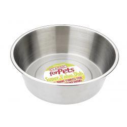 Super Value Stainless Steel Dish 9.5ltr - Ormskirk Pets