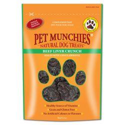 Pet Munchies Beef Liver Crunch 90g - Ormskirk Pets