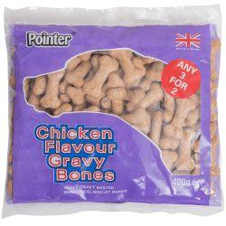 Pointer Gravy Bones Chicken 400g Buy 2 and get One FREE - Ormskirk Pets