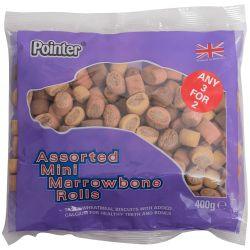 Pointer Mini Small Marrowbone Roll 400g Buy 2 and get One FREE - Ormskirk Pets