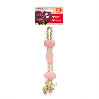 Rosewood BBQ Flavour Rubber & Rope Bone - Ormskirk Pets