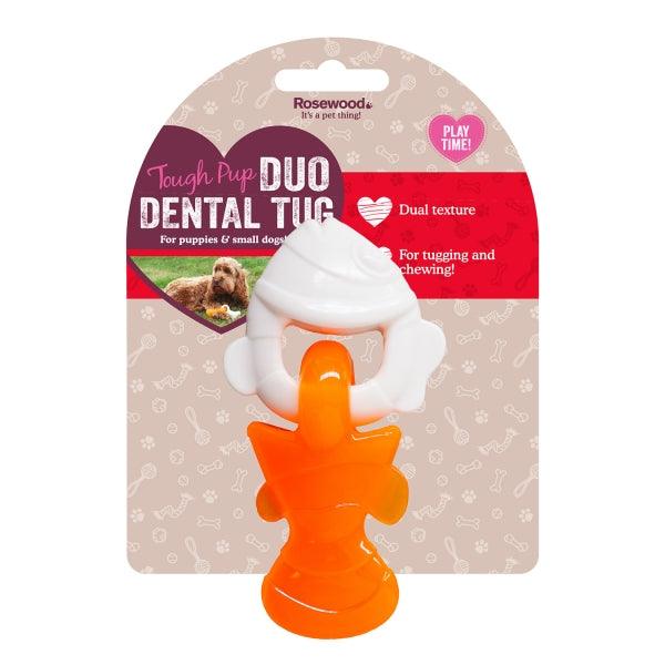 Rosewood Duo Dental Tug Puppy Fish - Ormskirk Pets