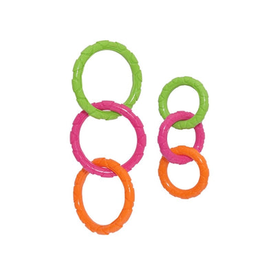 Rosewood tough toys Tough Multi-colour Rings Medium