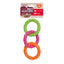 Rosewood tough toys Tough Multi-colour Rings Medium