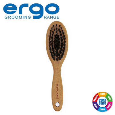 Ancol Wood Handle Soft Bristle Brush