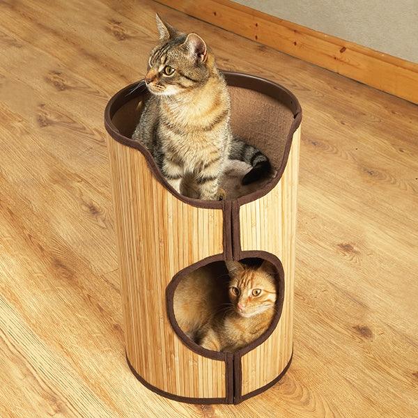 Rosewood Bamboo Cat Tower - Ormskirk Pets