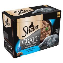 SHEBA Craft Cat Pouches Fish Selection in Gravy 12x85g pack - Ormskirk Pets