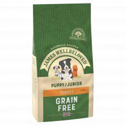 JAMES WELLBELOVED Grain Free Turkey Puppy / Junior 1.5kg - Ormskirk Pets