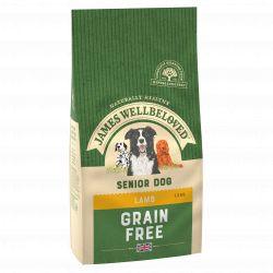 JAMES WELLBELOVED Dog Grain Free Lamb Senior 1.5kg - Ormskirk Pets