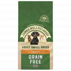 JAMES WELLBELOVED Turkey & Veg Adult Small Breed Grain Free 1.5kg - Ormskirk Pets