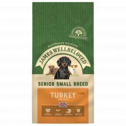 JAMES WELLBELOVED Turkey & Rice Senior Small Breed 1.5kg - Ormskirk Pets