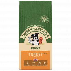 JAMES WELLBELOVED Turkey & Rice Kibble Puppy 2kg - Ormskirk Pets