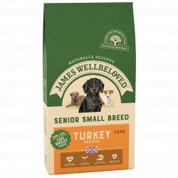 James Wellbeloved Dog Senior Small Breed Turkey & Rice 7.5kg - Ormskirk Pets