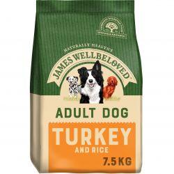 James Wellbeloved Dog Adult Turkey & Rice 7.5kg - Ormskirk Pets