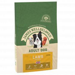 JAMES WELLBELOVED Lamb & Rice Kibble Adult Maintenance 7.5kg - Ormskirk Pets