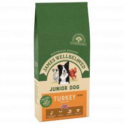 James Wellbeloved Turkey & Rice Kibble Junior 15kg - Ormskirk Pets