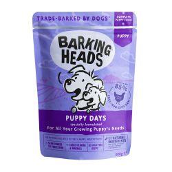 Barking Heads Puppy Days Pouch (New improved recipe!) 300g x 10 - Ormskirk Pets