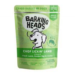 Barking Heads Chop Lickin Lamb Pouch (Formally Bad Hair Day tins) 300g x 10 - Ormskirk Pets