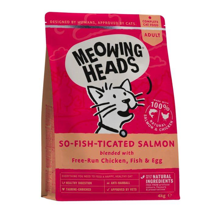 Meowing Heads So-fish-ticated Salmon (Formally Purr-Nickity), 4kg - Ormskirk Pets