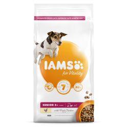 IAMS for Vitality Senior Small & Medium Dog Food with Fresh chicken 12kg - Ormskirk Pets