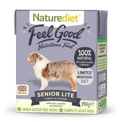 Naturediet Feel Good Senior Lite 390g x 18 - Ormskirk Pets