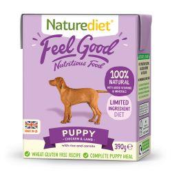 Naturediet Feel Good Puppy 390g x 18 - Ormskirk Pets