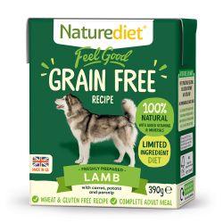 Naturediet Feel Good Grain Free Lamb 390g x 18 - Ormskirk Pets