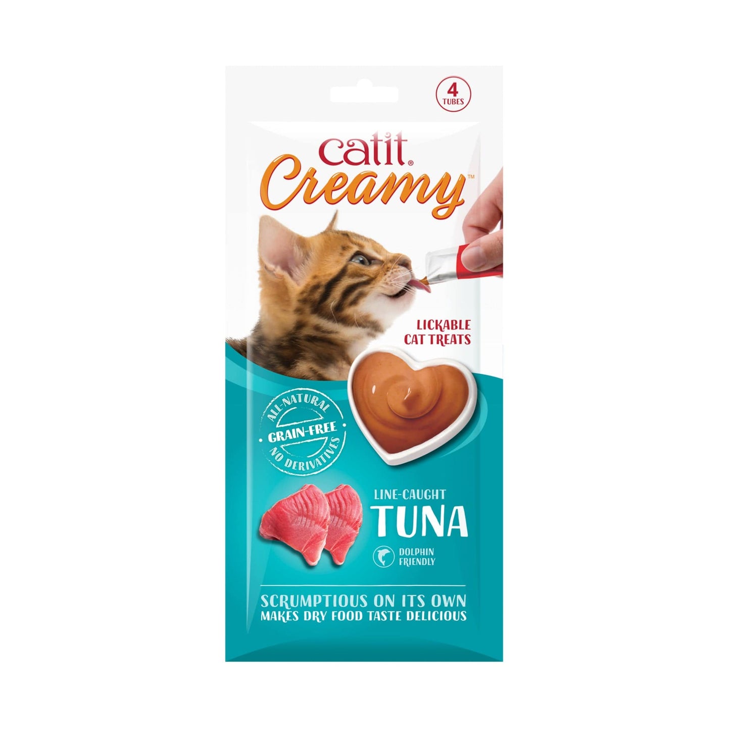 Catit Creamy Treats Tuna 4 pack, 10g