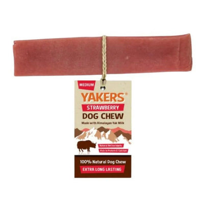 Yakers Dog Chew Strawberry MED - Ormskirk Pets