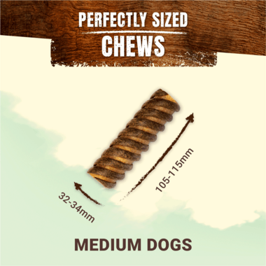 Adventuros Wild Chew Medium Venison 200G - Ormskirk Pets