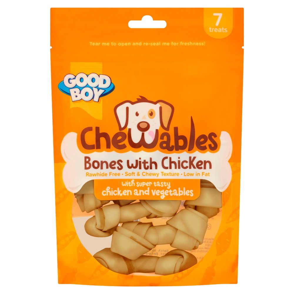 Good Boy Chewables Chicken Mini Bones 7 Pack 112g