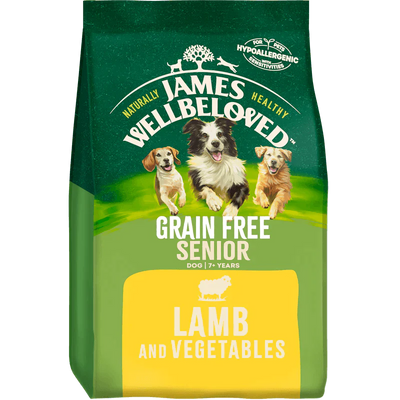 James Wellbeloved Dog Grain Free Lamb & Vegetable Senior 10kg - Ormskirk Pets