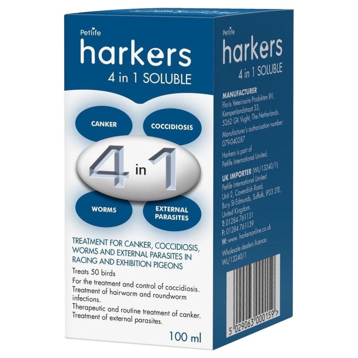 Harkers 4in1 Soluble, 100ml - Ormskirk Pets