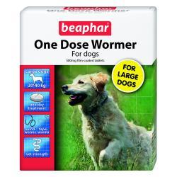 Beaphar One Dose Wormer for Dogs 4tabs - Ormskirk Pets