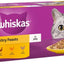 Whiskas 7+ Poultry Feasts Senior Wet Cat Food Pouches in Jelly 40pk, 85g