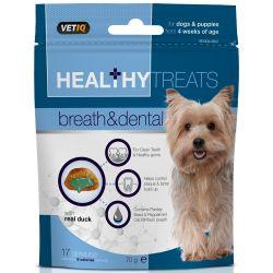 VETIQ Healthy Treats Breath & Dental Dog Treats 70g - Ormskirk Pets