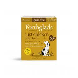 Forthglade Just Chicken with Liver Grain Free 395g x 18 - Ormskirk Pets