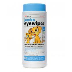 Petkin Jumbo Eye Wipes 80pcs - Ormskirk Pets