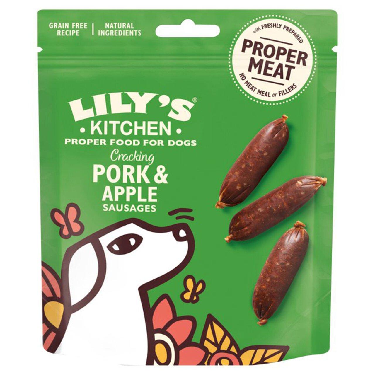 Lilys Kitchen Cracking Pork & Apple Sausages 70g - Ormskirk Pets