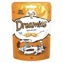 Dreamies Cat Treats with Chicken 60g - Ormskirk Pets