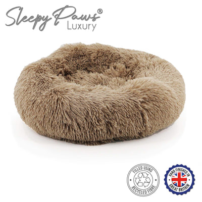 Ancol Super Plush Donut Bed 50cm Oatmeal