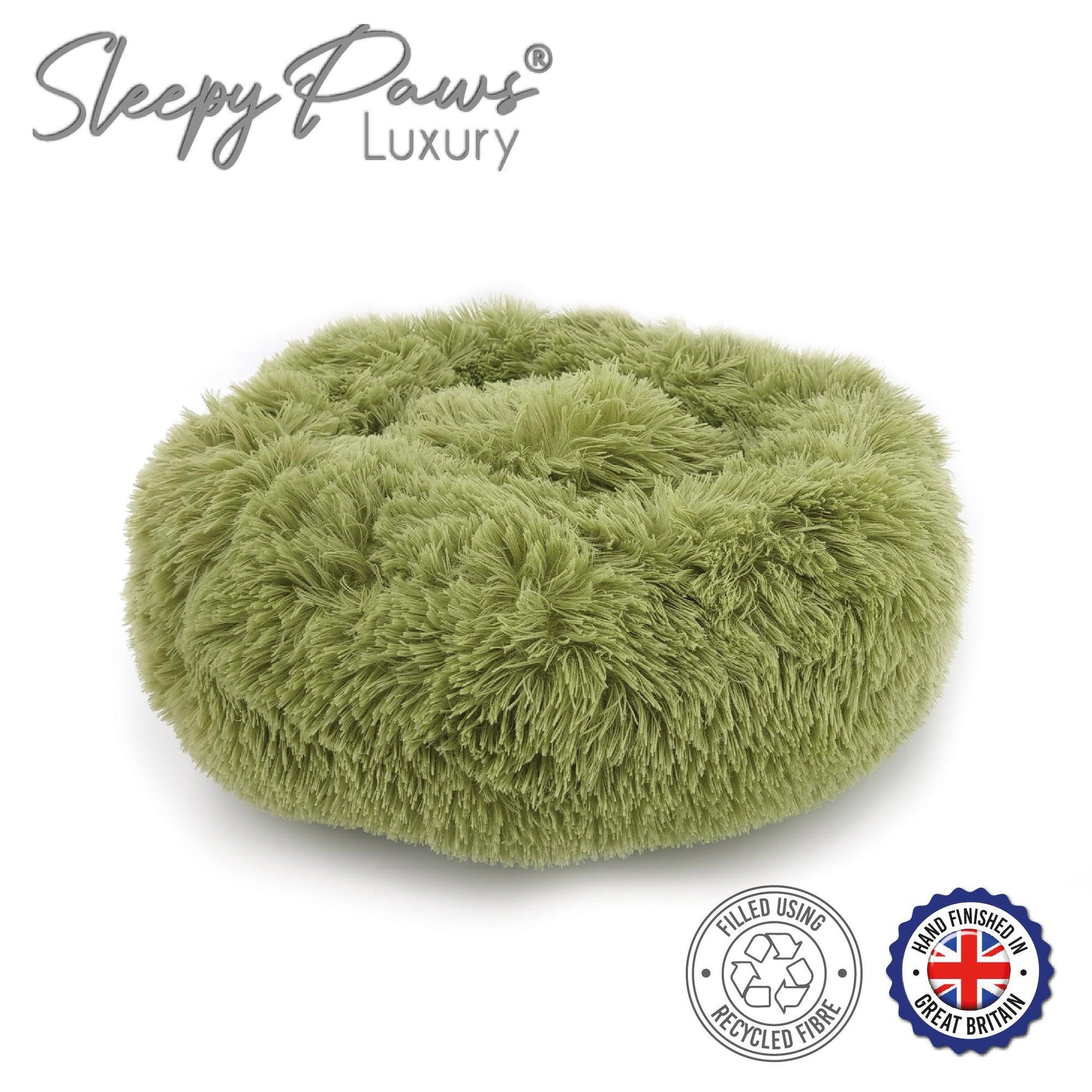 Ancol Super Plush Donut Bed 50cm Sage - Ormskirk Pets